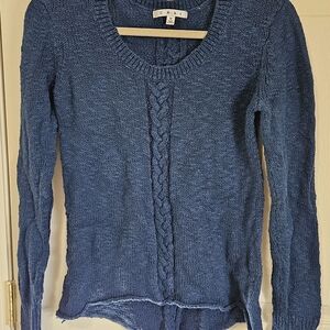 CAbi Deep Blue Knit Sweater
